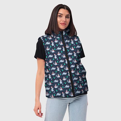 Женские жилетки с енотами