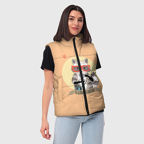 Женские жилетки с енотами