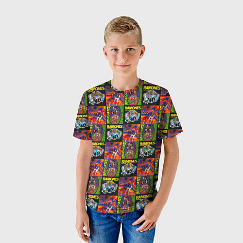 Детские 3D-футболки Ramones