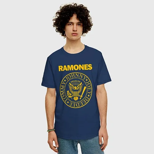 Мужские футболки оверсайз Ramones
