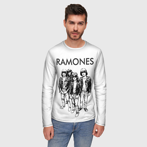 3D-лонгсливы Ramones