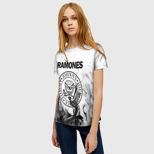 Женские 3D-футболки Ramones