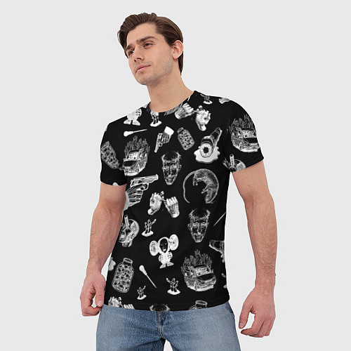 Рэперские мужские 3d-футболки