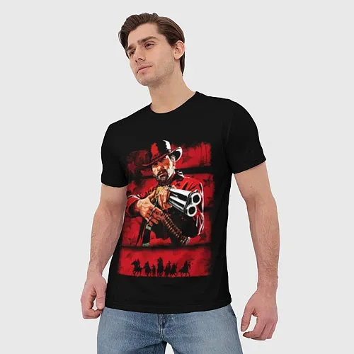 Мужские 3D-футболки Red Dead Redemption