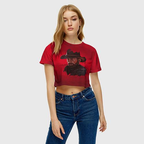 Женские укороченные футболки Red Dead Redemption