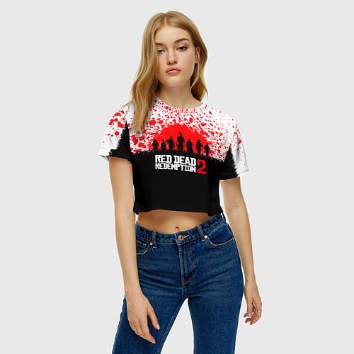 Женские укороченные футболки Red Dead Redemption