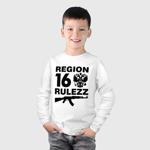 Детские футболки с рукавом регионов России