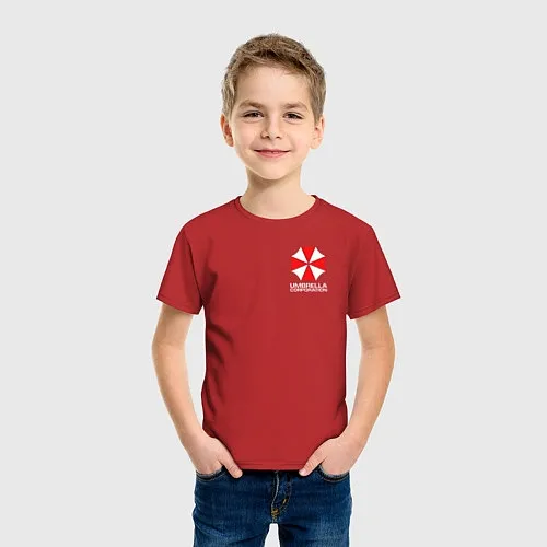Детские хлопковые футболки Resident Evil