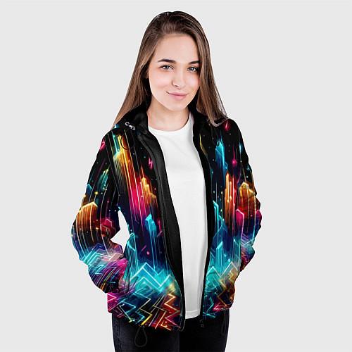 Женские куртки с капюшоном ретровейв