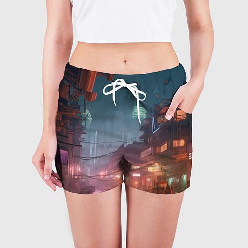 Женские шорты ретровейв