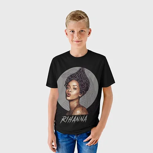 Детские 3D-футболки Rihanna