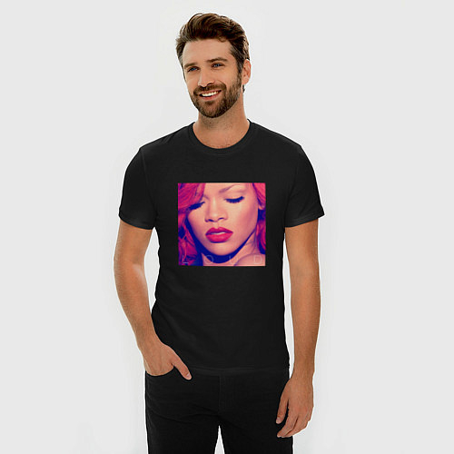 Мужские хлопковые футболки Rihanna