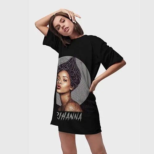 Женские 3D-футболки Rihanna