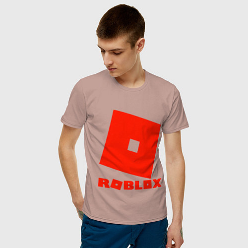 Мужские хлопковые футболки Roblox