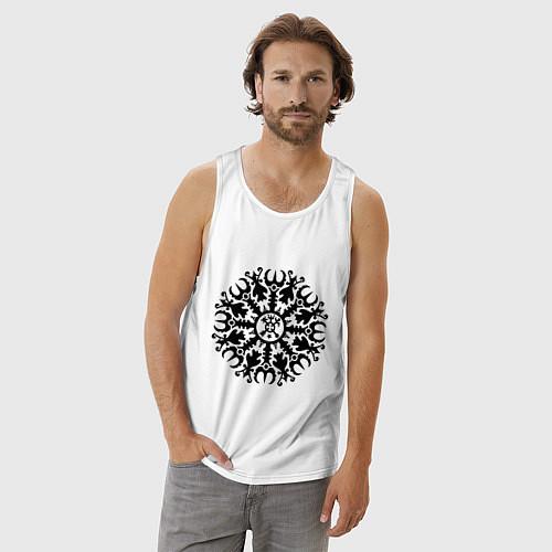 Мужские майки-безрукавки с рунами