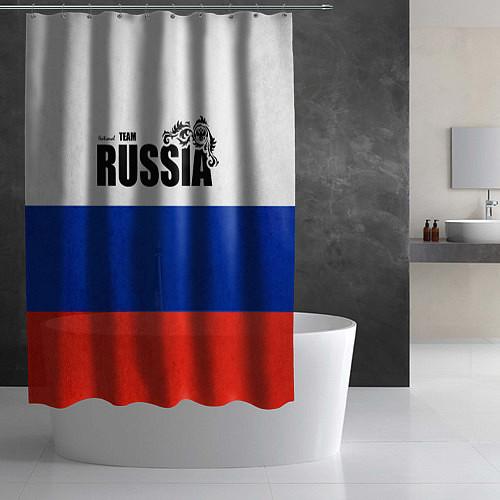 Шторки для душа с символикой России