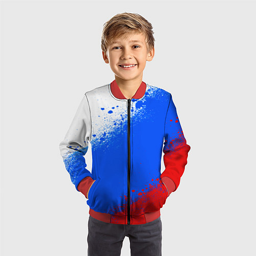 Детские куртки-бомберы с символикой России