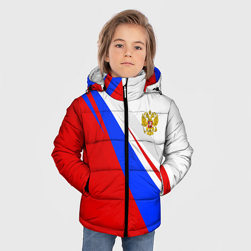 Детские Куртки зимние с символикой России
