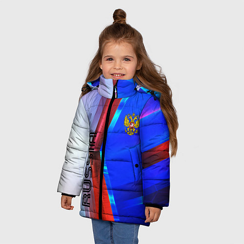 Детские куртки с капюшоном с символикой России
