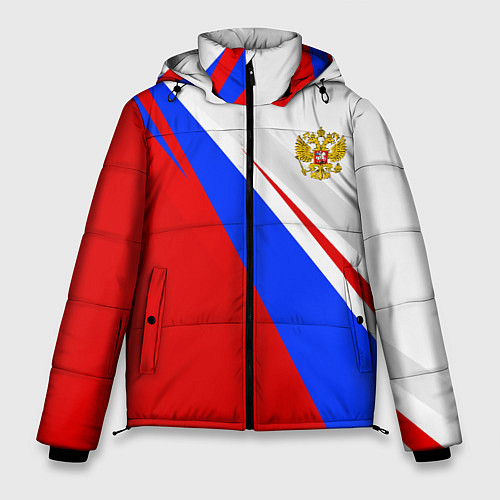 Мужские куртки с капюшоном с символикой России