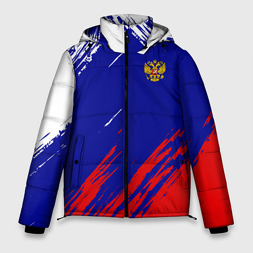 Мужские куртки с капюшоном с символикой России