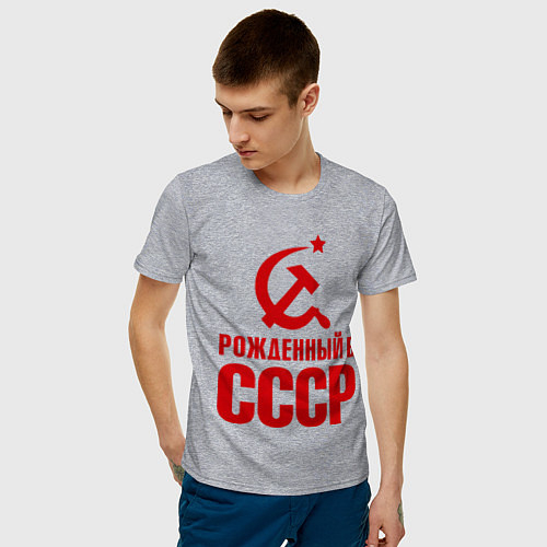 Мужские хлопковые футболки с символикой России