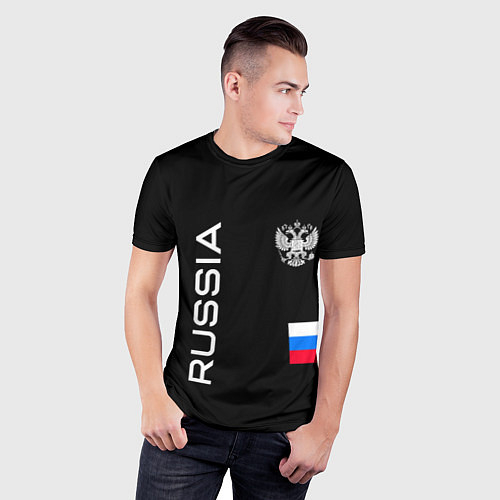 Мужские футболки с символикой России