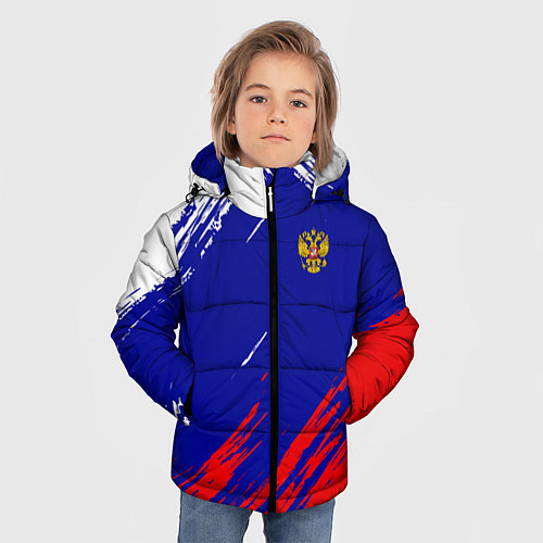 Куртки с капюшоном с символикой России