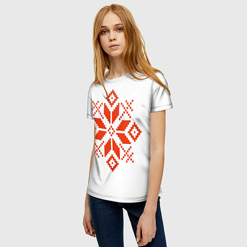 Женские 3D-футболки с символикой России