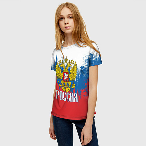Женские футболки с символикой России