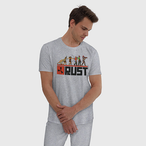 Мужские пижамы Rust