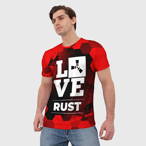 Мужские 3D-футболки Rust