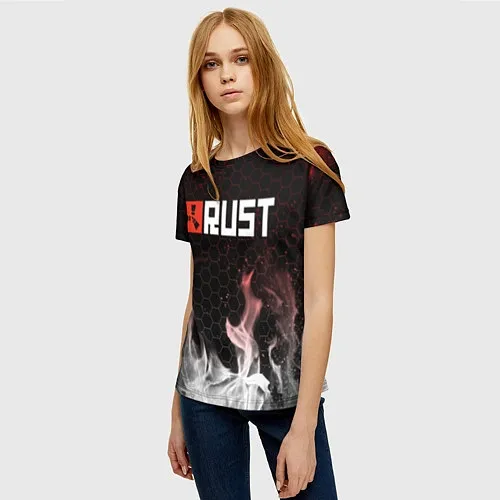 Женские 3D-футболки Rust