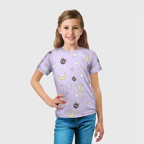 Детские 3D-футболки Сейлор Мун