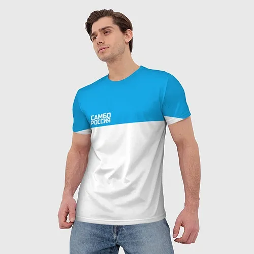 Мужские 3D-футболки для самбо