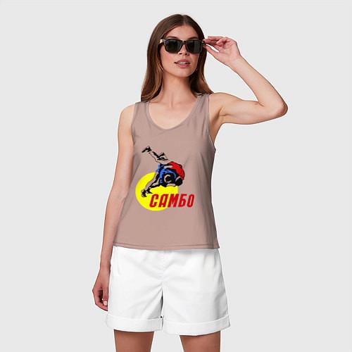 Женские майки-безрукавки для самбо