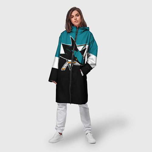 Ветровки с капюшоном Сан-Хосе Шаркс