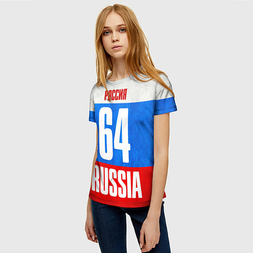 Женские 3D-футболки Саратовской области
