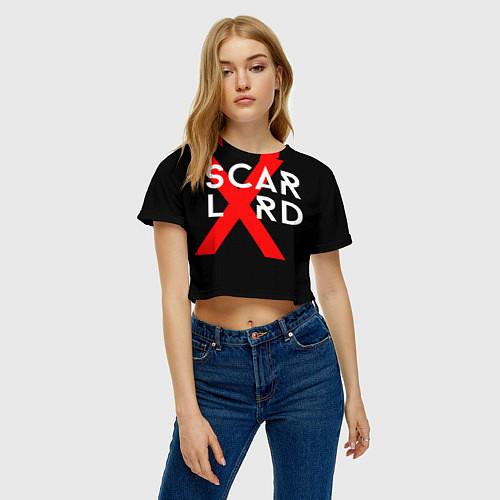 Женские укороченные футболки SCARLXRD