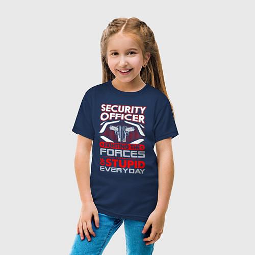 Детские футболки для охранника