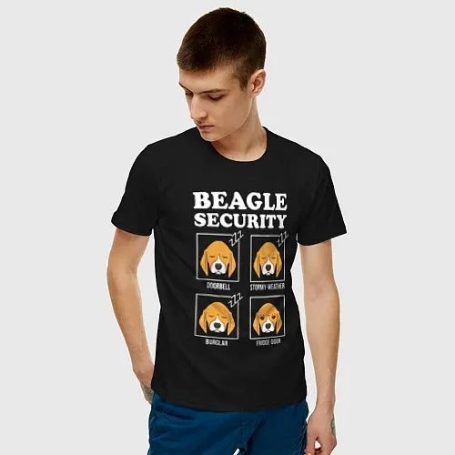Хлопковые футболки для охранника