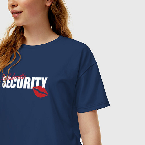 Женские хлопковые футболки для охранника