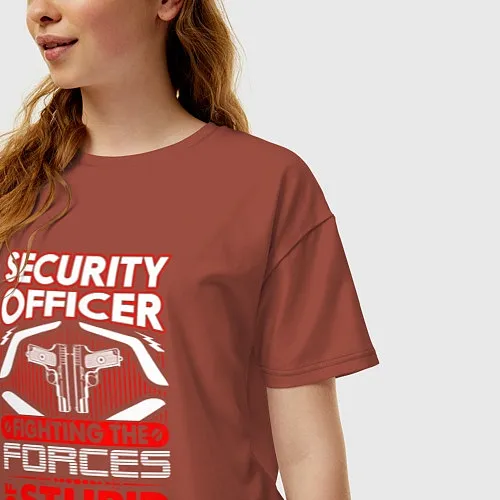 Женские футболки для охранника