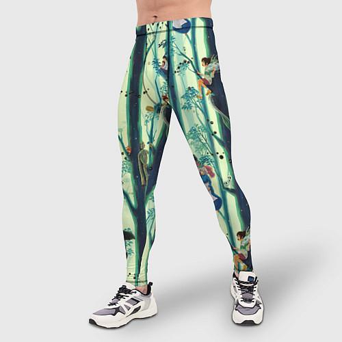 Мужские тайтсы-леггинсы Унесенные призраками