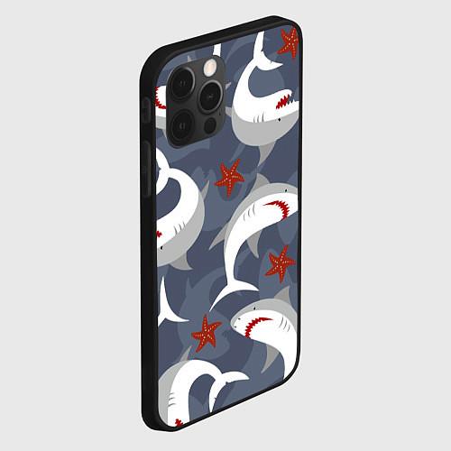 Чехлы iPhone 12 Pro с акулами