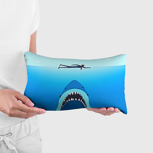 Декоративные подушки с акулами