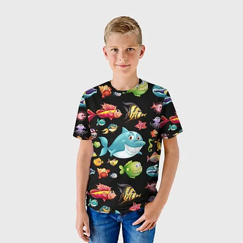 Детские футболки с акулами