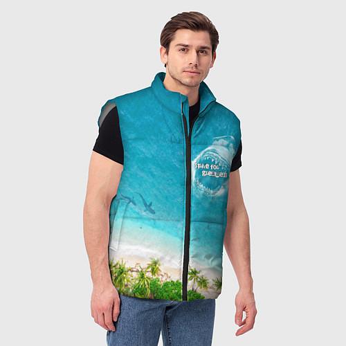 Мужские жилетки с акулами