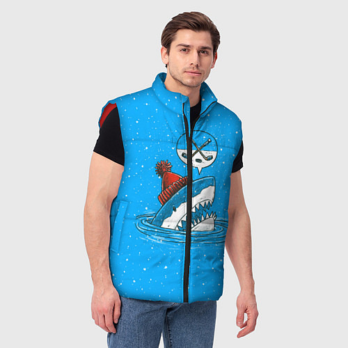 Мужские жилетки с акулами