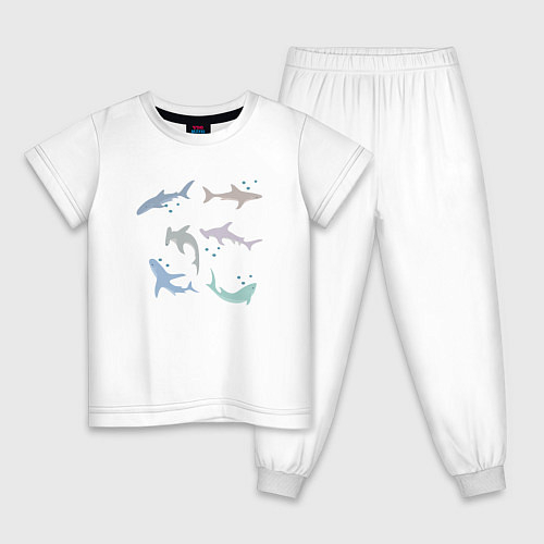 Пижамы с акулами